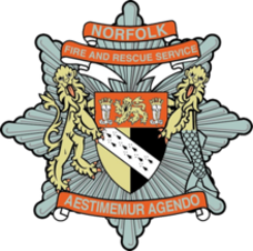 Linked Norfolk Fire and Rescue Service logo