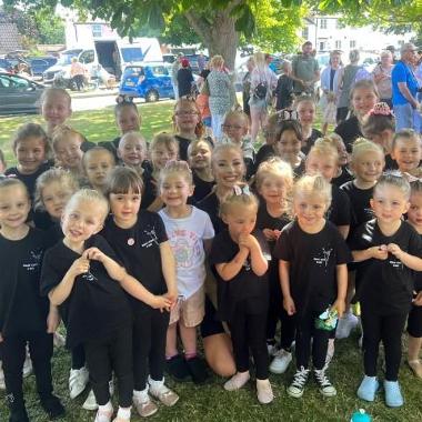 A group of students from Morgan’s Academy of Dance