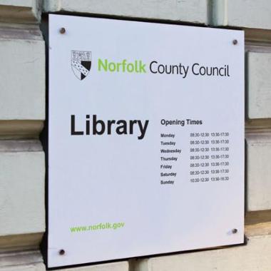 Image of Norfolk County Council external signage