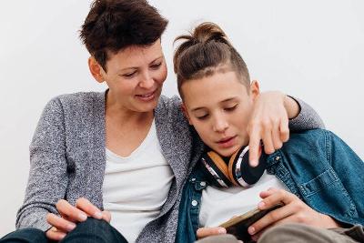Mother and teenage son 720 480