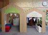 Wooden library and story house playhouses