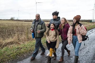 Family group on country walk smiling 720 x 480