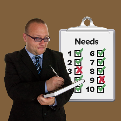 Personal budget on brown