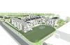 Artist's impression of Harleston Independent Living Scheme from above
