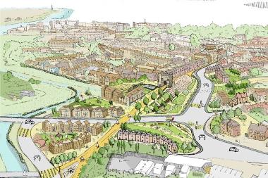 An artist's impression of the suggested changes to the Southgates area. This web page text tells you the plans in detail.
