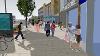 Artist’s impression of people walking on the St Stephens Street pathways in front of shops 