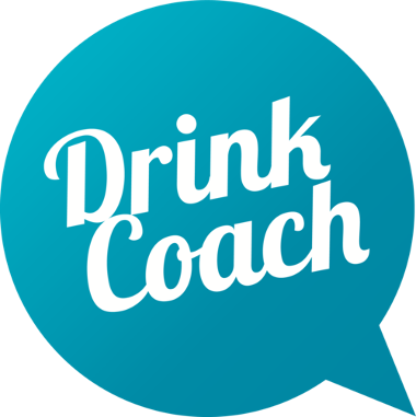 Text logo for drink coach