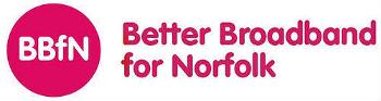 Linked Better Broadband for Norfolk logo