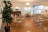 Benefactors Room view down the aisle towards registry table