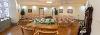 Panoramic view of Benefactors Room from registry table
