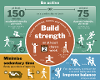 Physical activity infographic. Full description in text below the image.