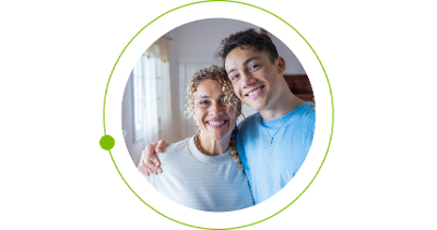 Carer and young person