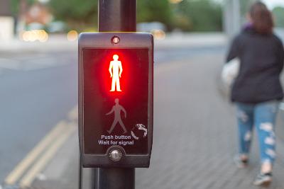Traffic light button