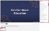 Screenshot of the YouTube video. The transcript is next to the video – it includes a search tool and timestamps