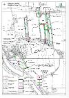 Map of planned woodland at Wiggenhall showing three highlighted areas, as described in the web page text 