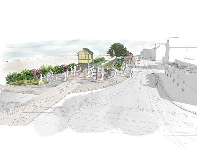 Sheringham travel hub artists impression