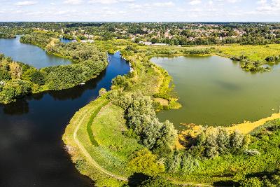 Aerial shot of Whitlingham
