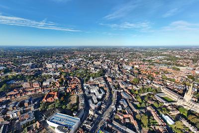 Aerial view of Norwich