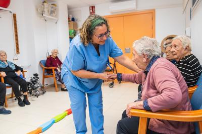 Residents in a care home