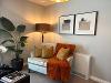 Hunstanton development show apartment living room corner