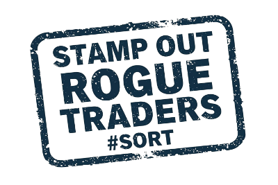 Stamp Out Rogue Traders SORT logo