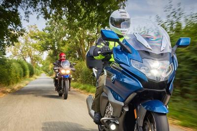 Two motorcyclists